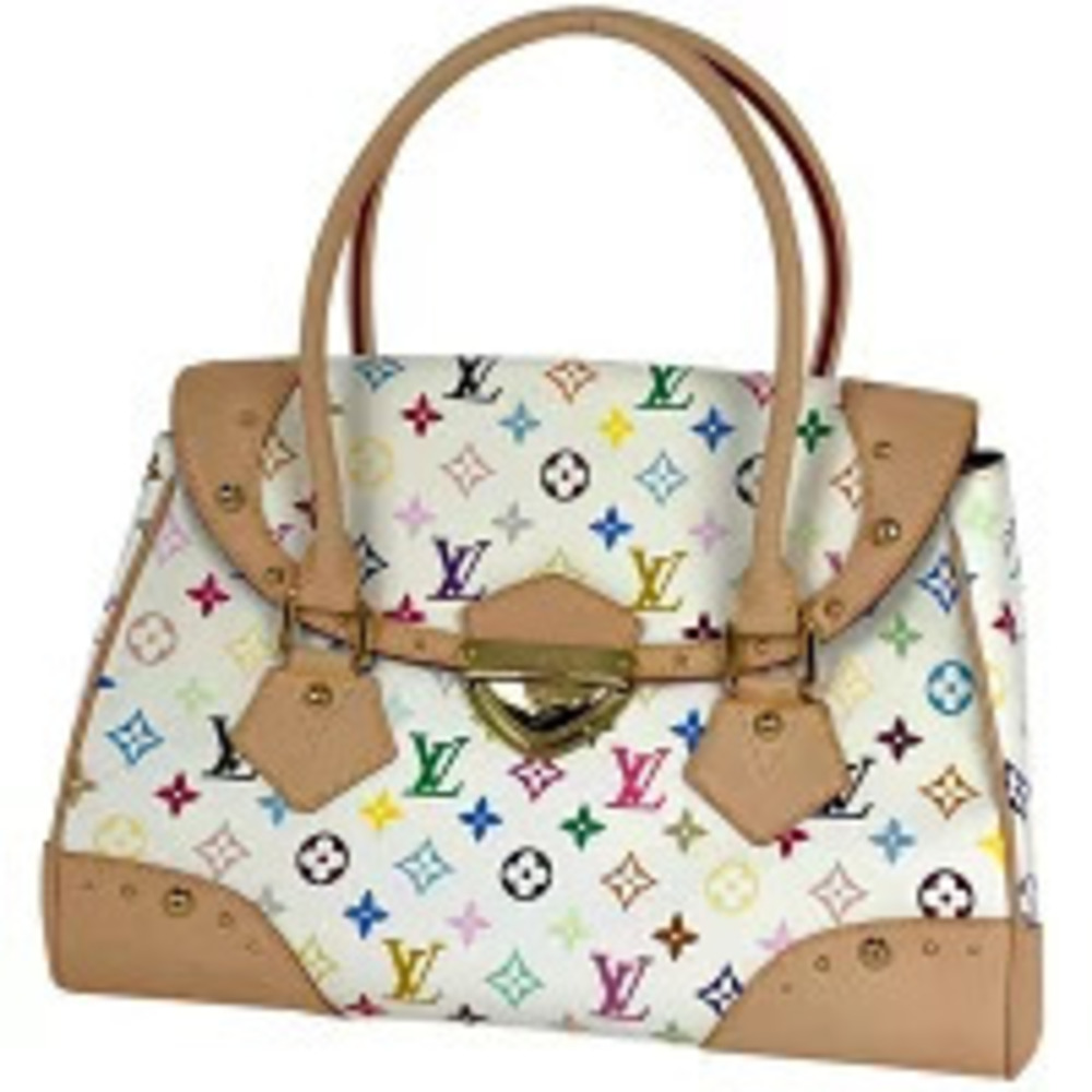 Louis Vuitton Beverly handbag Monogram Multicolor Blanc White